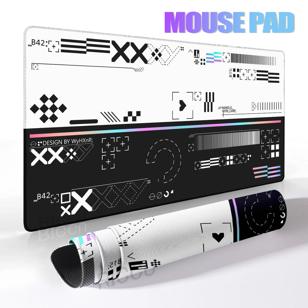 XXL Gaming Mouse Pad Desk Mat 40 x 90 cm (15.7 x 35.4 in) Rubber Anti-Slip Extended Mousepad for Keyboard & PC