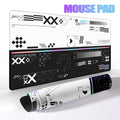 XXL Gaming Mouse Pad Desk Mat 40 x 90 cm (15.7 x 35.4 in) Rubber Anti-Slip Extended Mousepad for Keyboard & PC
