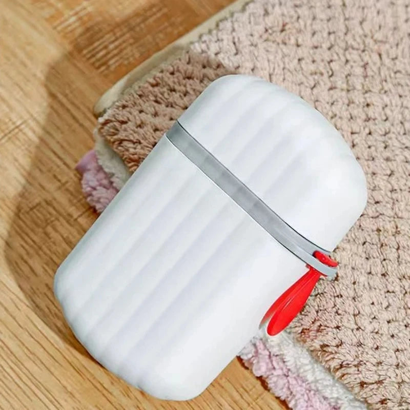 Portable Waterproof Soap Case with Drain - Sealed Travel Soap Box Organizer for Bathroom and Outdoor