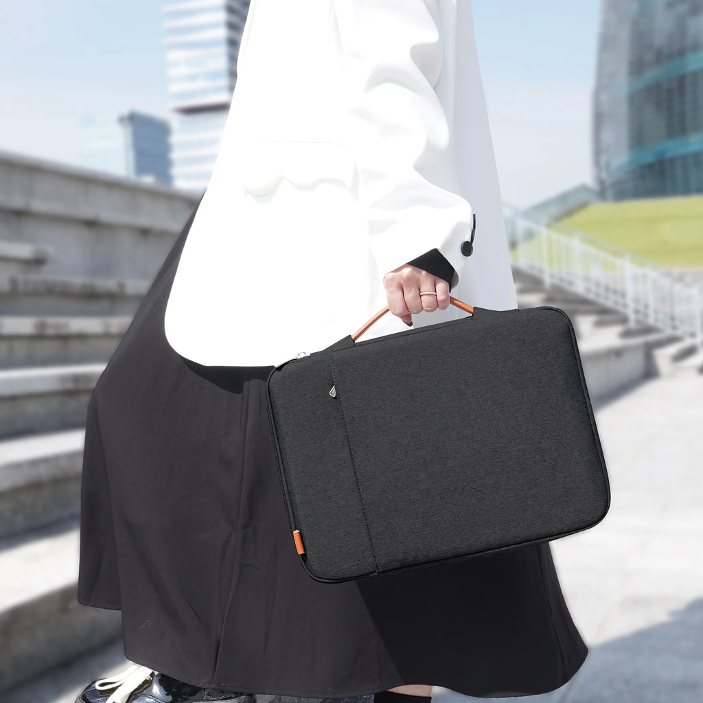 Padded Polyester Laptop Sleeve – Fits 12–16 in (30–41 cm) Laptops | 13.3, 14, 15.6 in Notebook Carrying Case