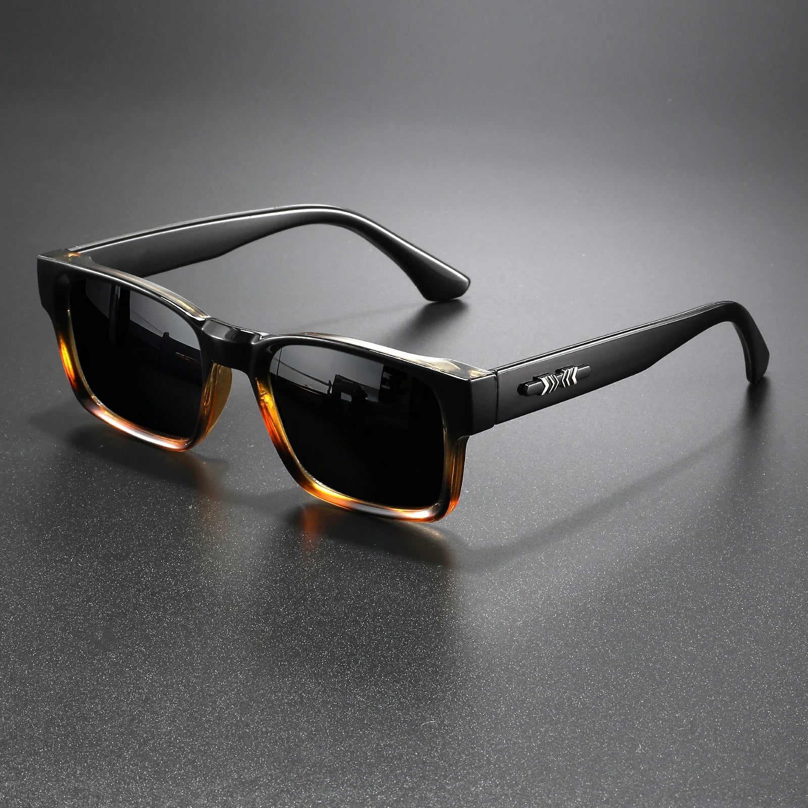 Retro Punk Square Sunglasses - UV400 Polycarbonate Frame Unisex Protective Shades