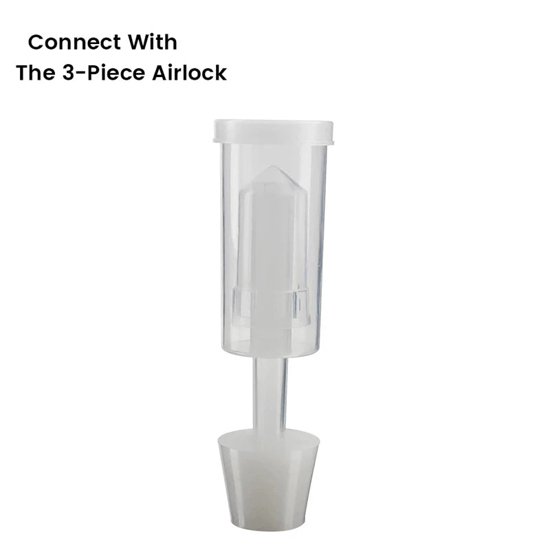 Food-Grade Silicone Tapered Stopper with Hole for Fermentation Airlock Valve Home Beer Brewing