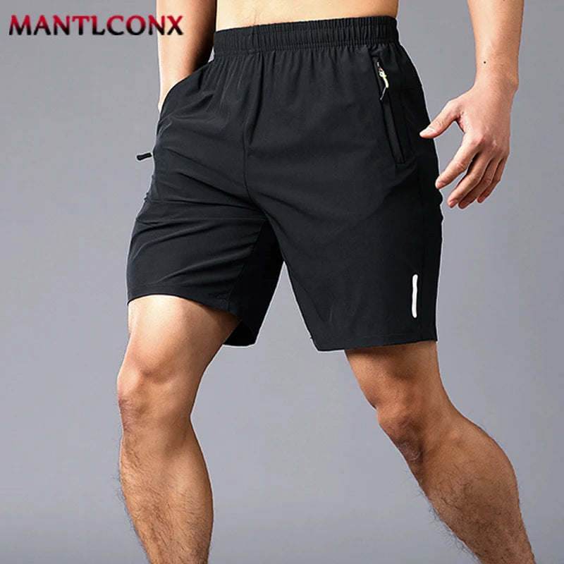 Men's Quick-Dry Breathable Running Shorts - Lightweight Summer Fitness & Beach Shorts, Elastic Waist, Pockets, Sizes M-4XL