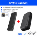 M.2 NVMe & SATA External SSD Enclosure USB-C / USB-A 10Gbps (USB 3.2 Gen2) Compatible with 2230/2242/2260/2280 Up to 4TB