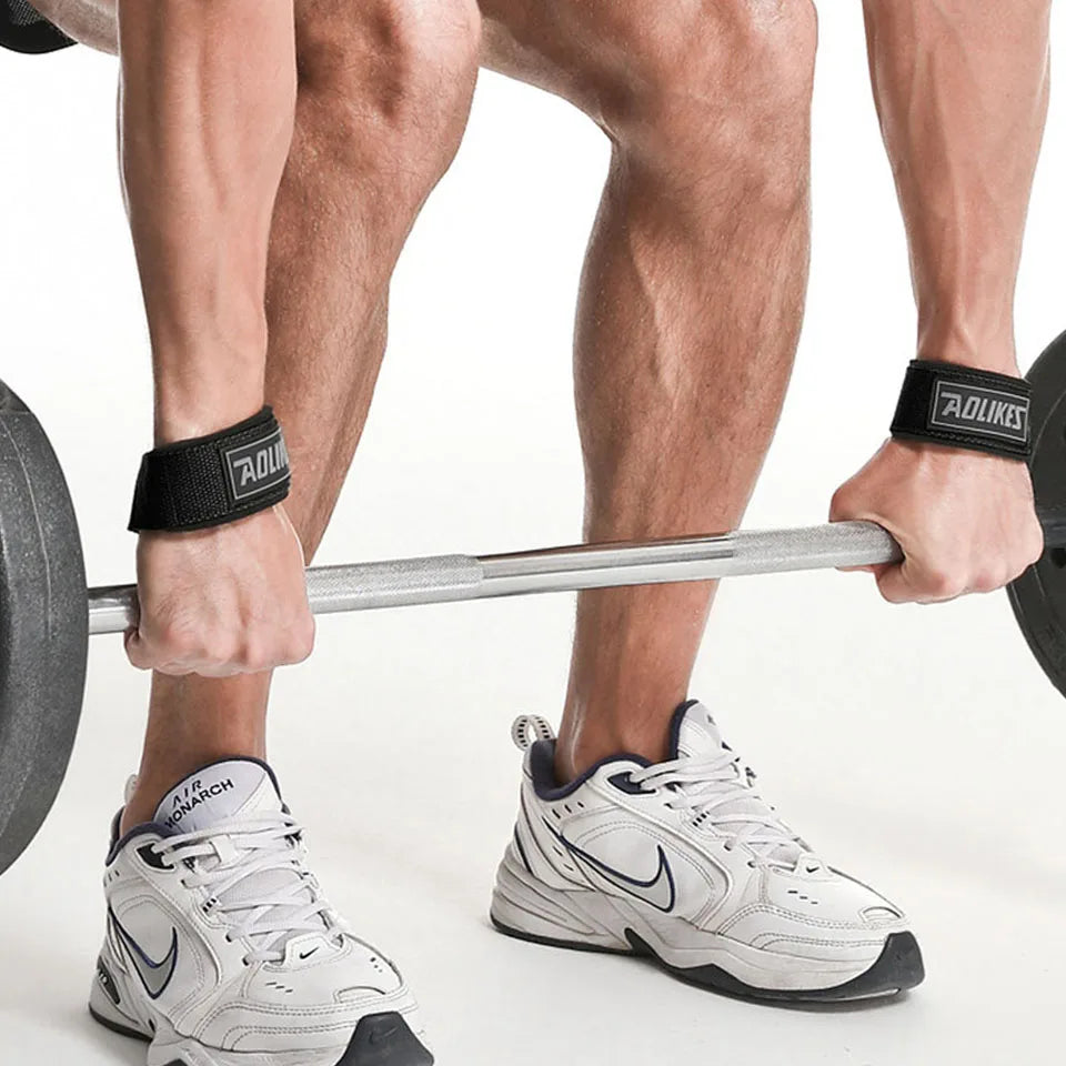 Adjustable Wrist Wraps for Weightlifting – Elastic Wrist Support Bands for Gym, CrossFit & Powerlifting (1 Pair)