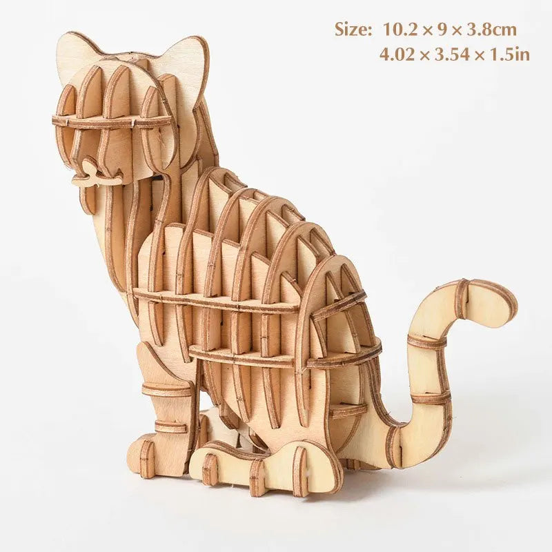 DIY 3D Wooden Mechanical Puzzle Kit - Buildable Ship Model Ornament, Handmade Assembly Game, Christmas Gift