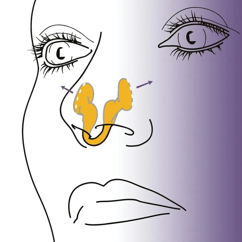 Silicone Nasal Dilator Nose Clip Anti-Snoring Breathing Aid for Sleep & Rhinitis - 1pc