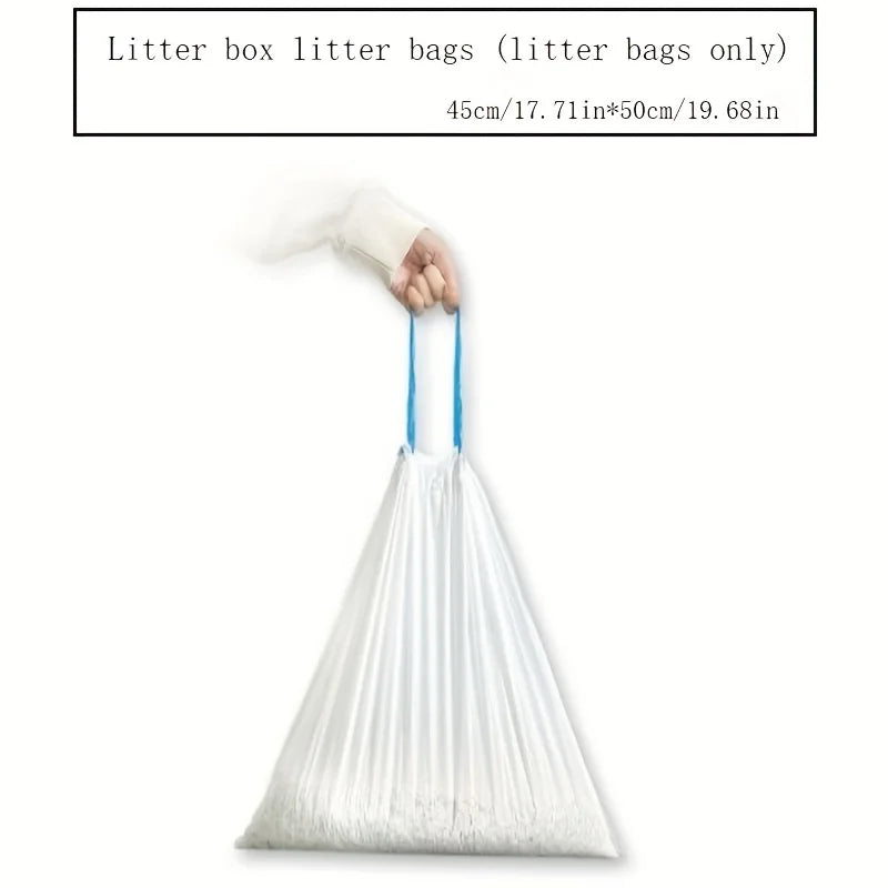 Eco-Friendly Cat Poop Bags for Self-Cleaning Litter Boxes — Leak-Resistant 2/5/10-Roll Pack