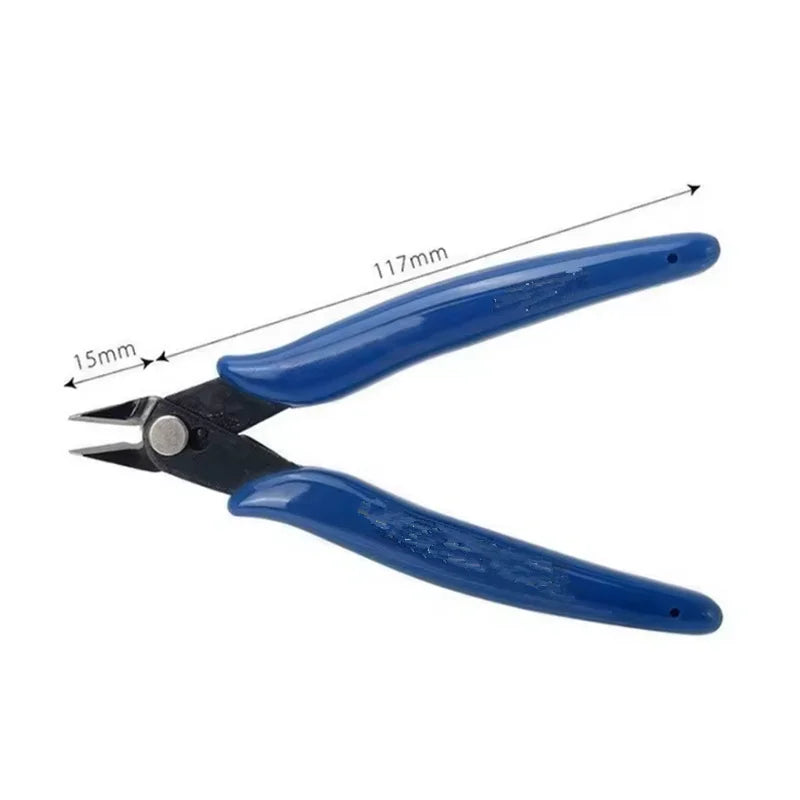 Diagonal Pliers Side Cutting Nippers Wire Cutter 125mm (4.92 in) - Pack of 1/5/10 for Electronics, Jewelry and Model Making