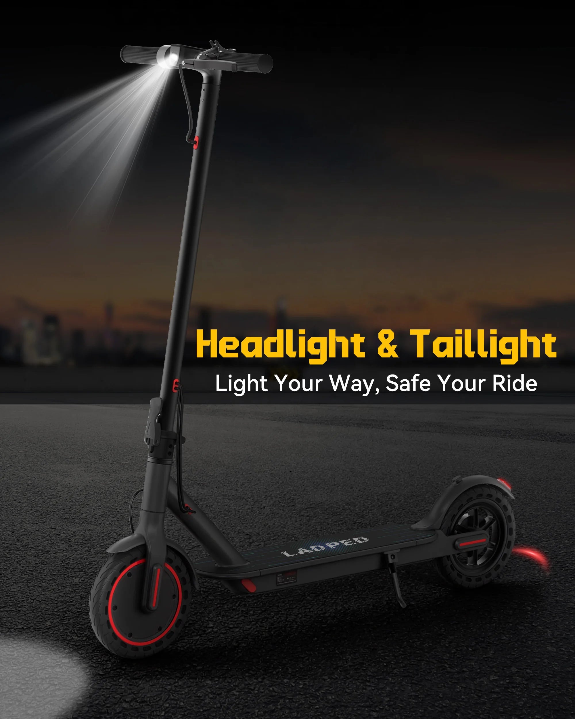 Foldable Electric Scooter 350W 19 mph — APP Smart Control, 4-Speed Modes, 16–40 Mile Range for Adults
