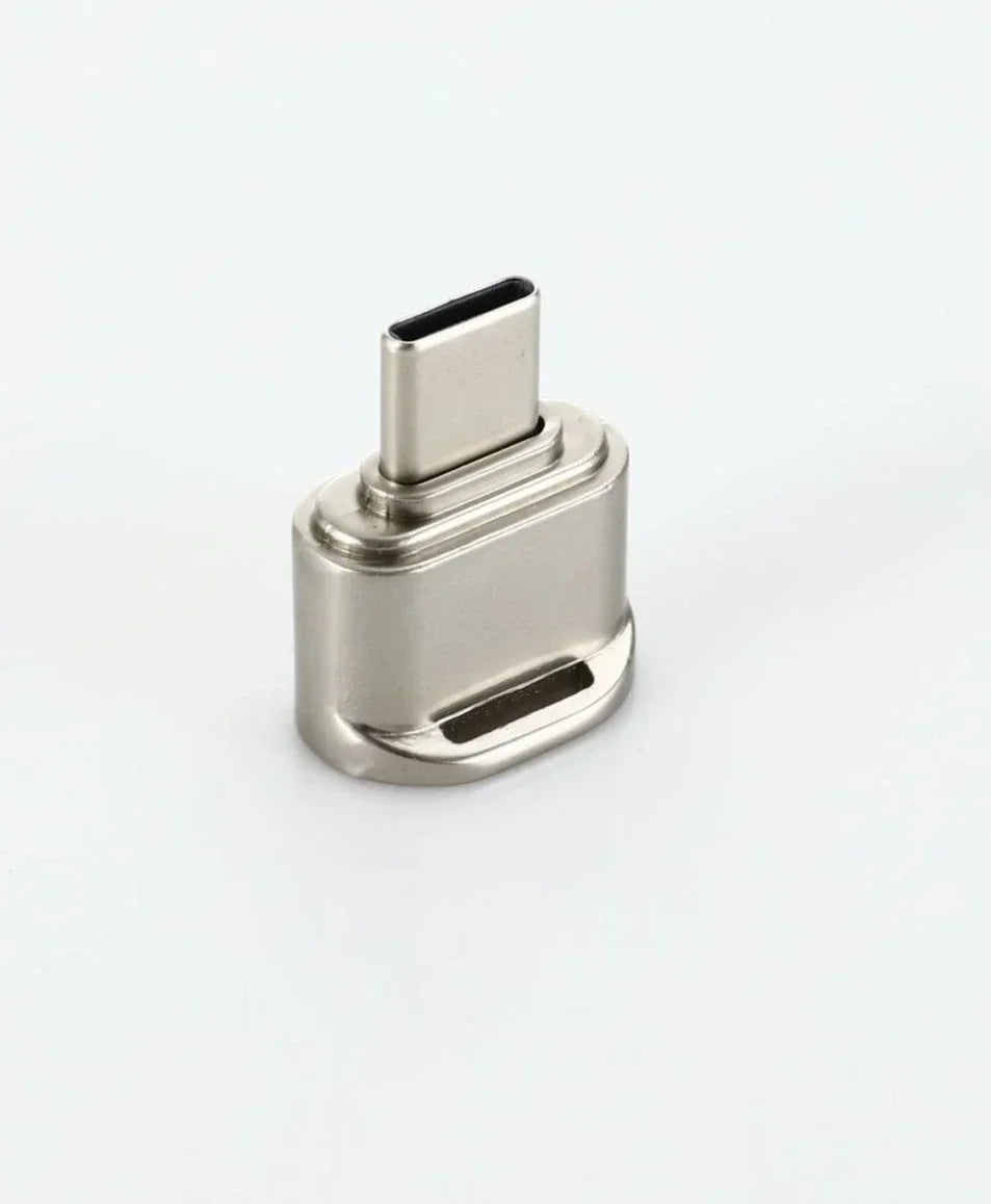 USB-C Card Reader for iPhone & iPad — TF (microSD) & SD OTG Adapter for Camera, Dashcam & Drone File Transfer
