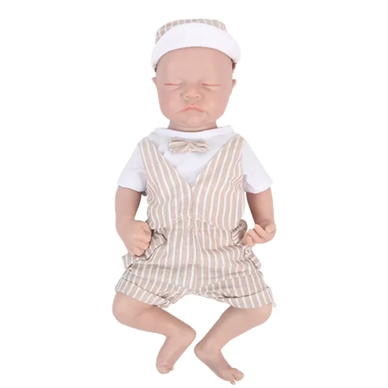 Full Body Medical-Grade Silicone Reborn Baby Doll – Realistic, Weighted & Painted, 28–47 cm (11–18.5 in) – Collectible Gift for Adults & Kids