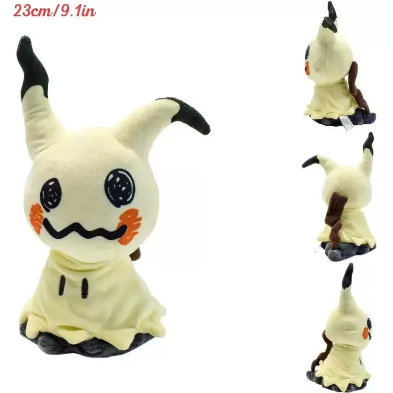 Mimikyu Plush Toy - Soft Short-Plush Stuffed Animal Collectible Cute Cartoon Doll, Unisex Gift for Teens & Collectors