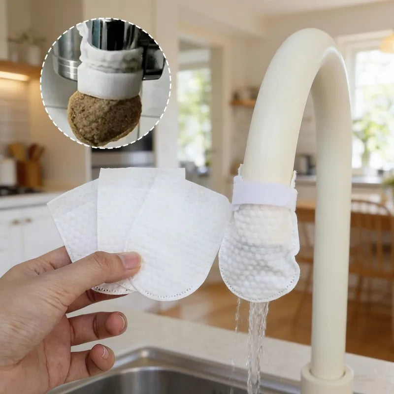30-Pack Faucet Filter Bags + 2 Straps for Kitchen Taps view 2