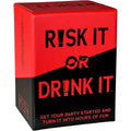 Risk It or Drink It Party Card Game - Adult Drinking Game for College Pregame, Dares & Challenges
