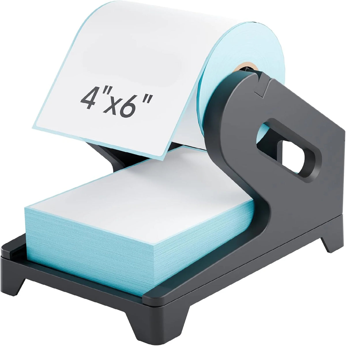 2-in-1 Thermal Label Holder Stand for Desktop Thermal Printers - Roll & Fanfold Shipping Label Dispenser