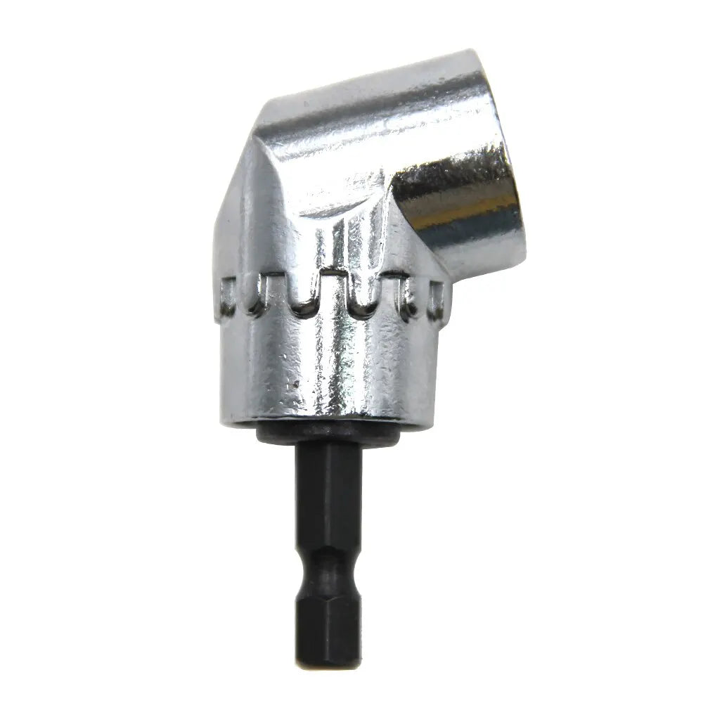 105° Right Angle Drill Adapter 61mm (2.4 in) — 1/4-inch Hex Magnetic Quick-Connect Corner Attachment