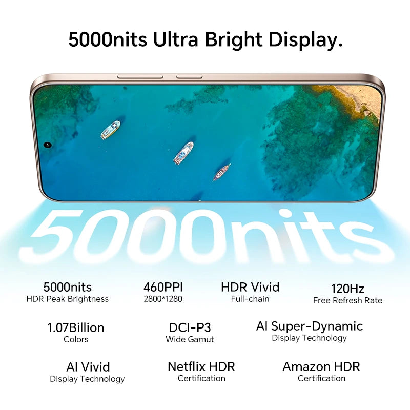 5G Smartphone 12GB RAM 512GB Storage | 200MP AI Triple Camera | 6.7" (17.0 cm) AMOLED 120Hz | 6000mAh Battery, 100W Wired & 50W Wireless