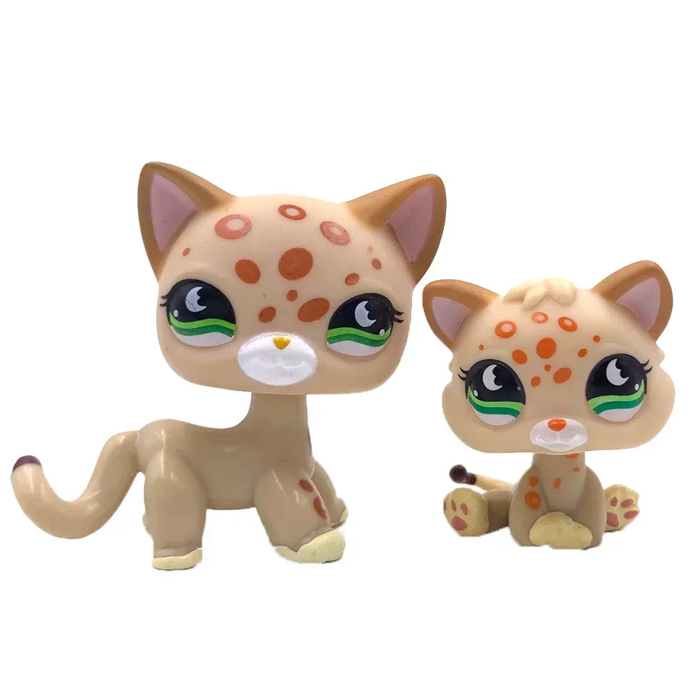 2-Pack Mini Pet Figurines — Cute Dog & Cat PVC Bobble Head Collectibles, 1.5–2 in (4.8–5.5 cm)