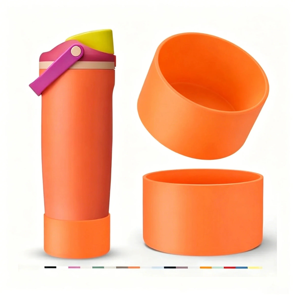 Silicone Bottom Boot Protector for Straw Tumblers — Fits 19oz/20oz (562/591ml), 24oz (710ml), 30oz (887ml), 40oz (1183ml)