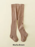 Baby & Toddler Tights Pantyhose - Newborn to 6Y Elastic Waist Solid Color