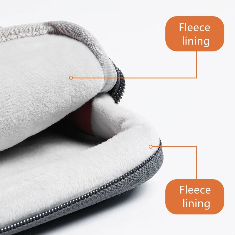 Multi-Pocket Shockproof Laptop Sleeve with Handle — Zipper Case for 13/14/15.6/16-Inch Laptops (33–41 cm)