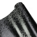 Black Carbon Fiber Vinyl Film Wrap 10/20/30/40/50cm x 150cm PVC Self-Adhesive Waterproof Car & Motorcycle Sticker
