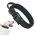 Tactical Dog Collar with Quick-Release — Adjustable Nylon Training Collar for Medium to Large Dogs, M/L/XL (14–25 in / 36–63 cm)