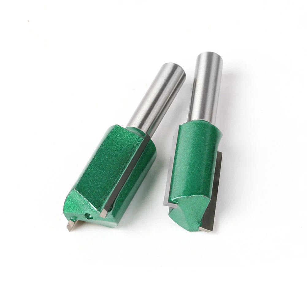 Tungsten Carbide Router Bit 3-20mm (0.12-0.79 in) Diameter, 8mm (0.315 in) Shank, Single/Double Flute Straight Bit for Woodworking