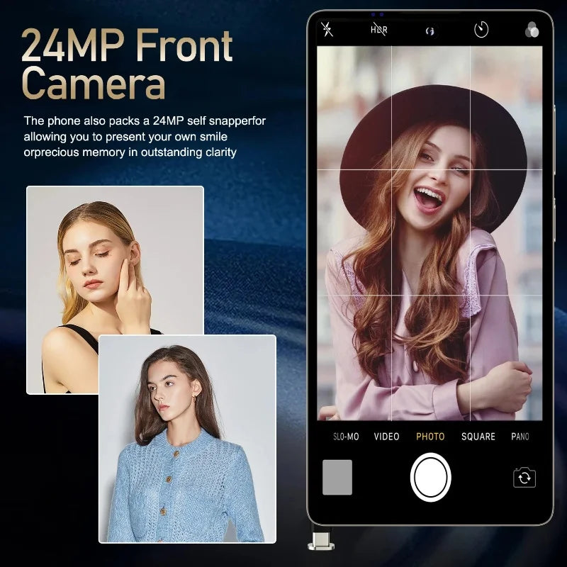 Android 12 Smartphone — 6.8-inch (17.3 cm) AMOLED 120Hz, 8GB RAM 512GB Storage, 48MP + 24MP Cameras, 5800mAh, Dual SIM, IP68