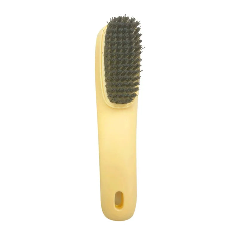 Multi-Purpose Shoe & Clothes Cleaning Brush – Plastic Scrub Brush (17 x 4 x 3 cm / 6.7 x 1.6 x 1.2 in) – 1/2/4-Pack