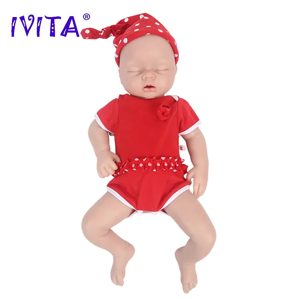 Full Body Medical-Grade Silicone Reborn Baby Doll – Realistic, Weighted & Painted, 28–47 cm (11–18.5 in) – Collectible Gift for Adults & Kids