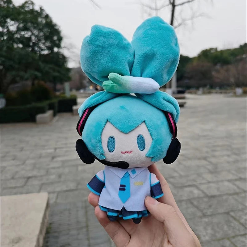 Hatsune Miku Kawaii Q-Version Plush Figure 15 cm (5.9 in) Mini Anime Doll Collectible Gift for Girls