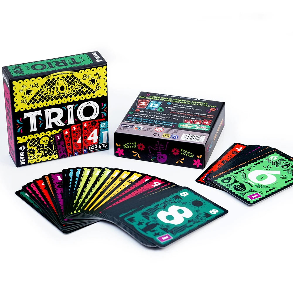 Spanish Card Game Bundle – Party & Family Games Set: Trio, Party Friends, The Imposter, Arre Unicorn, Black Stories, Unanimous, Sleeping Queens