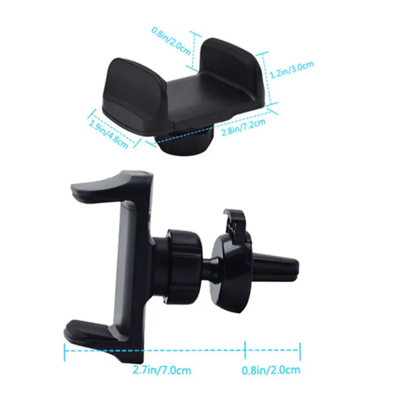Universal 360° Rotating Car Air Vent Phone Holder Clip Mount for Smartphones