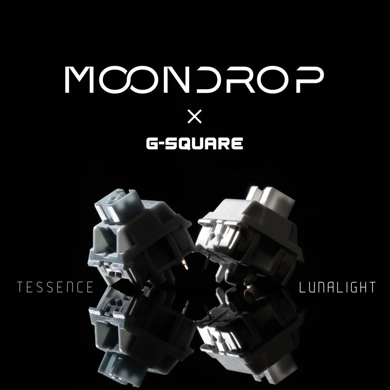 Lunar Light Mechanical Keyboard Switches — Tactile & Linear