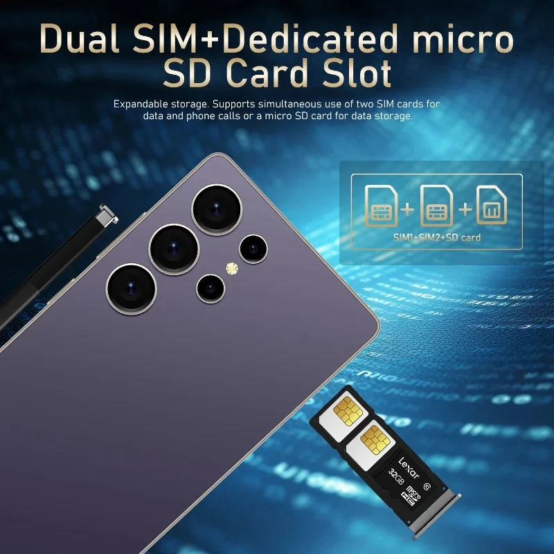 Android 12 Smartphone — 6.8-inch (17.3 cm) AMOLED 120Hz, 8GB RAM 512GB Storage, 48MP + 24MP Cameras, 5800mAh, Dual SIM, IP68