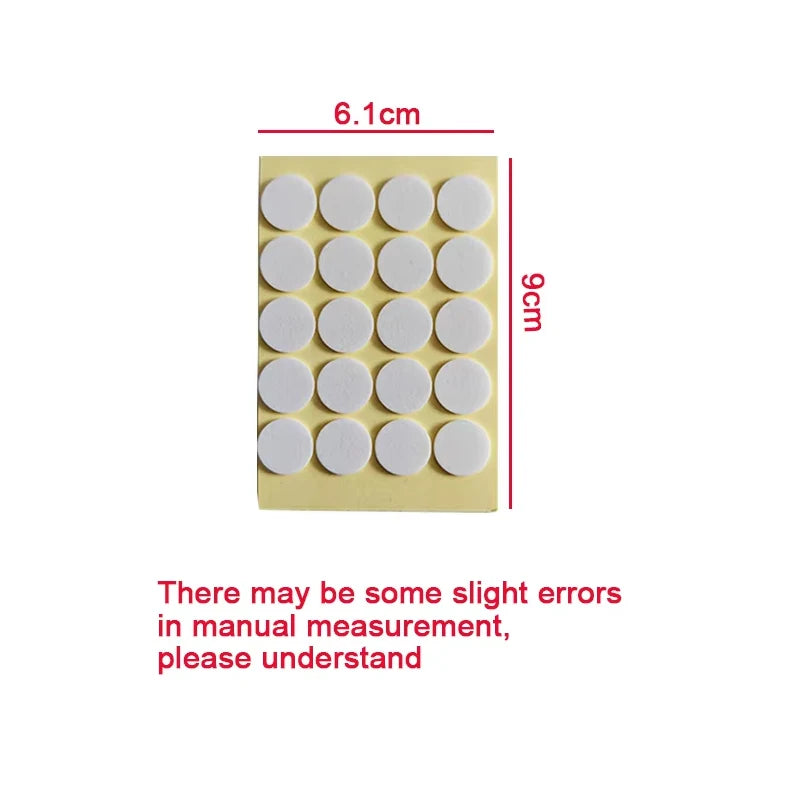 240-Pack 14mm (0.55 in) Candle Wick Stickers Heat-Resistant Double-Sided Adhesive for Centering Wicks