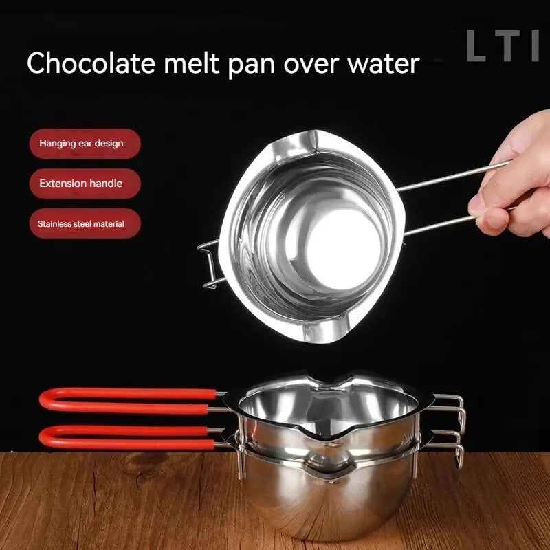 Wholesale Stainless Steel Double Boiler Chocolate Melting Bowl – Candy, Wax & Fondue Warmer