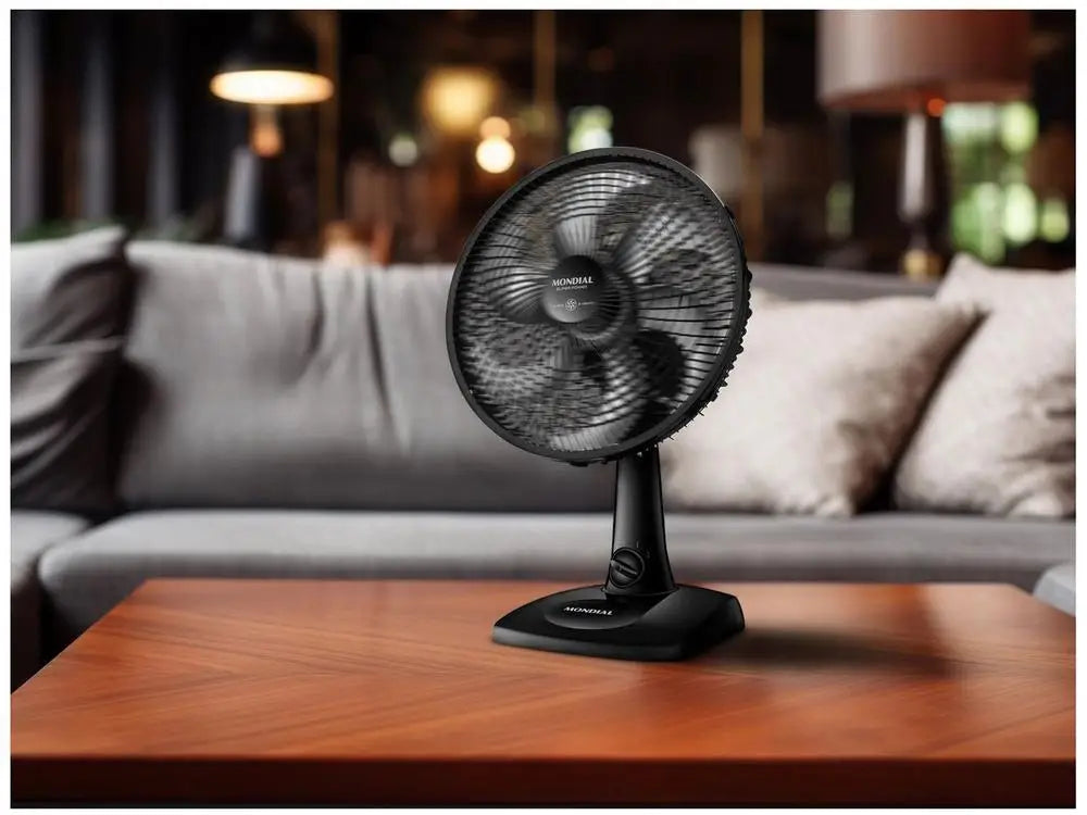 30 cm (12 in) Table Fan — 6-Blade 3-Speed 60W Quiet Desktop Fan 220V