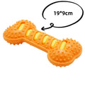 Squeaky Dog Chew Toy - Bite-Resistant Puppy Toothbrush for Teeth Cleaning & Massage, 7.5 x 3.5 in (19 x 9 cm)