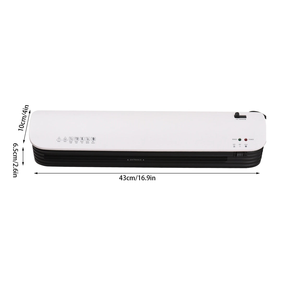 A3 Hot & Cold Laminator Machine – 2-Roller System with A3/A4/A5/A6 Pouches, Corner Rounder & Paper Cutter