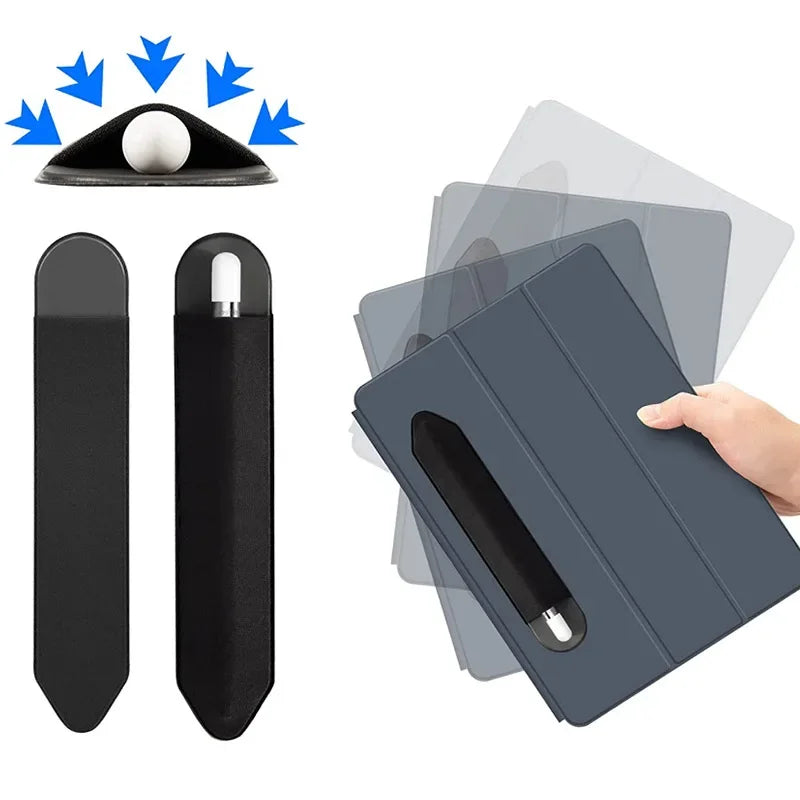 Universal Sticky Stylus Holder Self-Adhesive Sleeve Pouch for Tablet Pencil Stylus Attached Pen Bag Holder