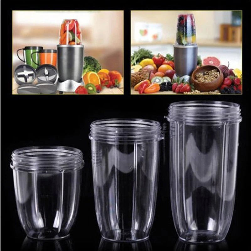 Clear PC Replacement Juicer Cup for Personal Juicer & Blender — 18/24/32 oz (532/710/946 ml)