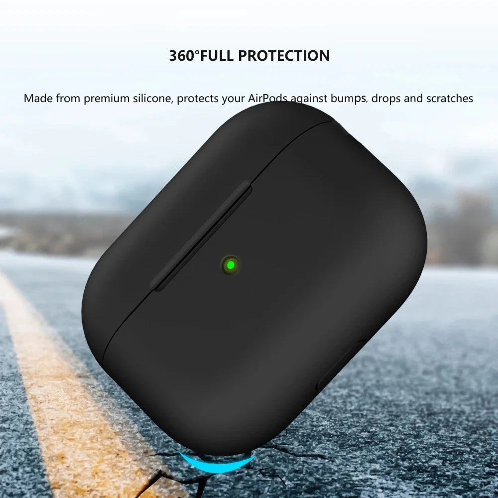 Ultra-Thin Silicone Earbud Case — Protective Charging Case Cover for True Wireless Earbuds (Lightweight, Anti-Slip)