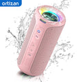 40W Portable Bluetooth Speaker - IPX7 Waterproof, Deep Bass, 30H Playtime, LED Light Show, 3 EQ Modes, Bluetooth 5.3, TF/AUX