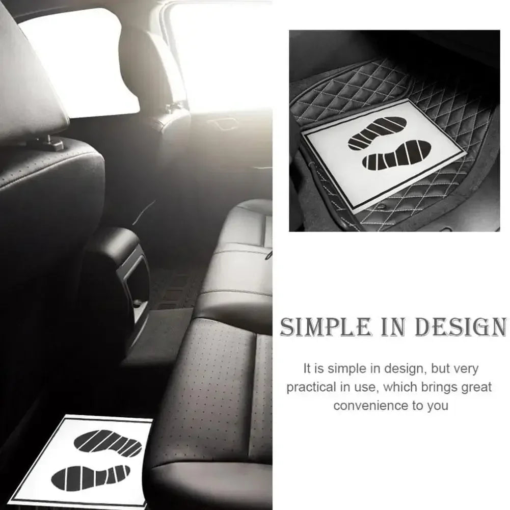 Disposable Car Floor Mats — 25/50/100 Pack Waterproof Anti-Slip Paper, Universal 50 x 38 cm (19.7 x 14.9 in)