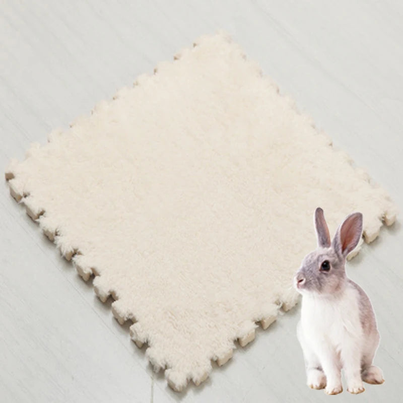 30 x 30 cm (11.8 x 11.8 in) EVA Foam Pet Warming Pad — Soft Fleece Sleeping Mat for Guinea Pigs, Hamsters, Rabbits (1–10 pcs)