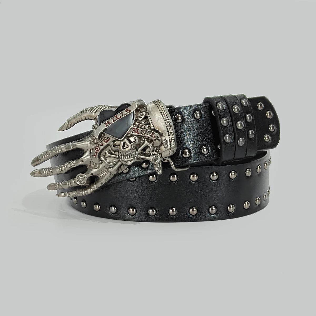 Bohemian Cross Gothic Waist Belt Unisex Adjustable PU Waistband for Jeans 3.8 cm (1.5 in) Wide