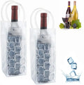Portable Gel Wine Cooler Bag - Insulated Silicone Bottle and Can Chiller for Wine, Champagne & Beer